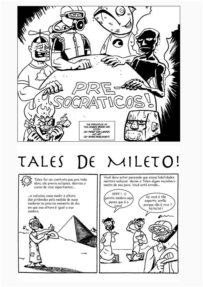 Pré-socráticos em quadrinho 1