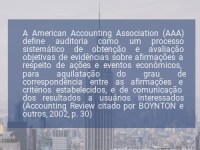 O que é auditoria?