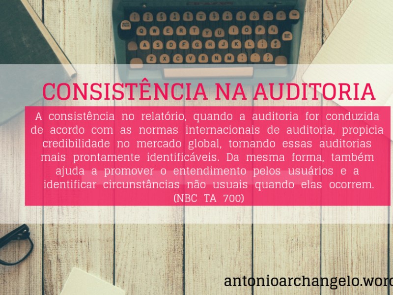 Consistência dos relatórios de auditoria