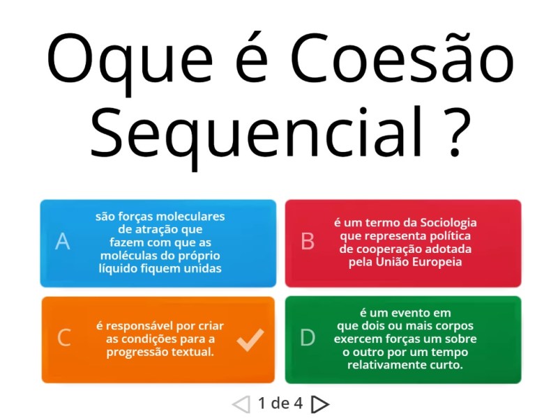 Coesão sequencial: o que é?