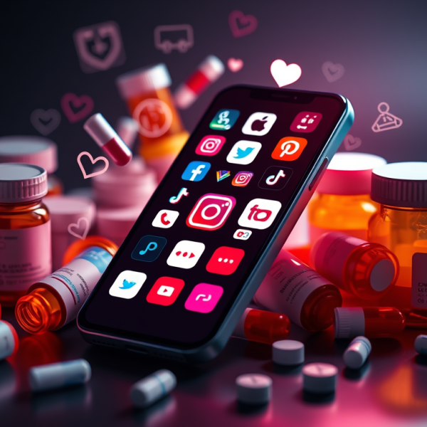 Redes sociais impulsionam automedicação e criam nova crise silenciosa na saúde pública