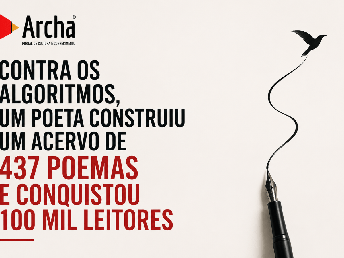 Contra os algoritmos, um poeta construiu um acervo de 437 poemas e conquistou 100 mil leitores