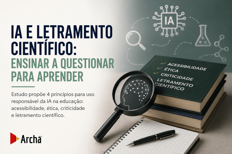 Estudo propõe quatro princípios para uso da IA na educação: acesso, ética, criticidade e letramento científico