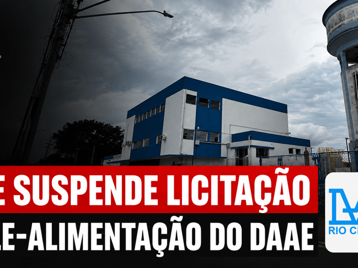TCE-SP suspende licitação do DAAE de Rio Claro para fornecimento de vale-alimentação