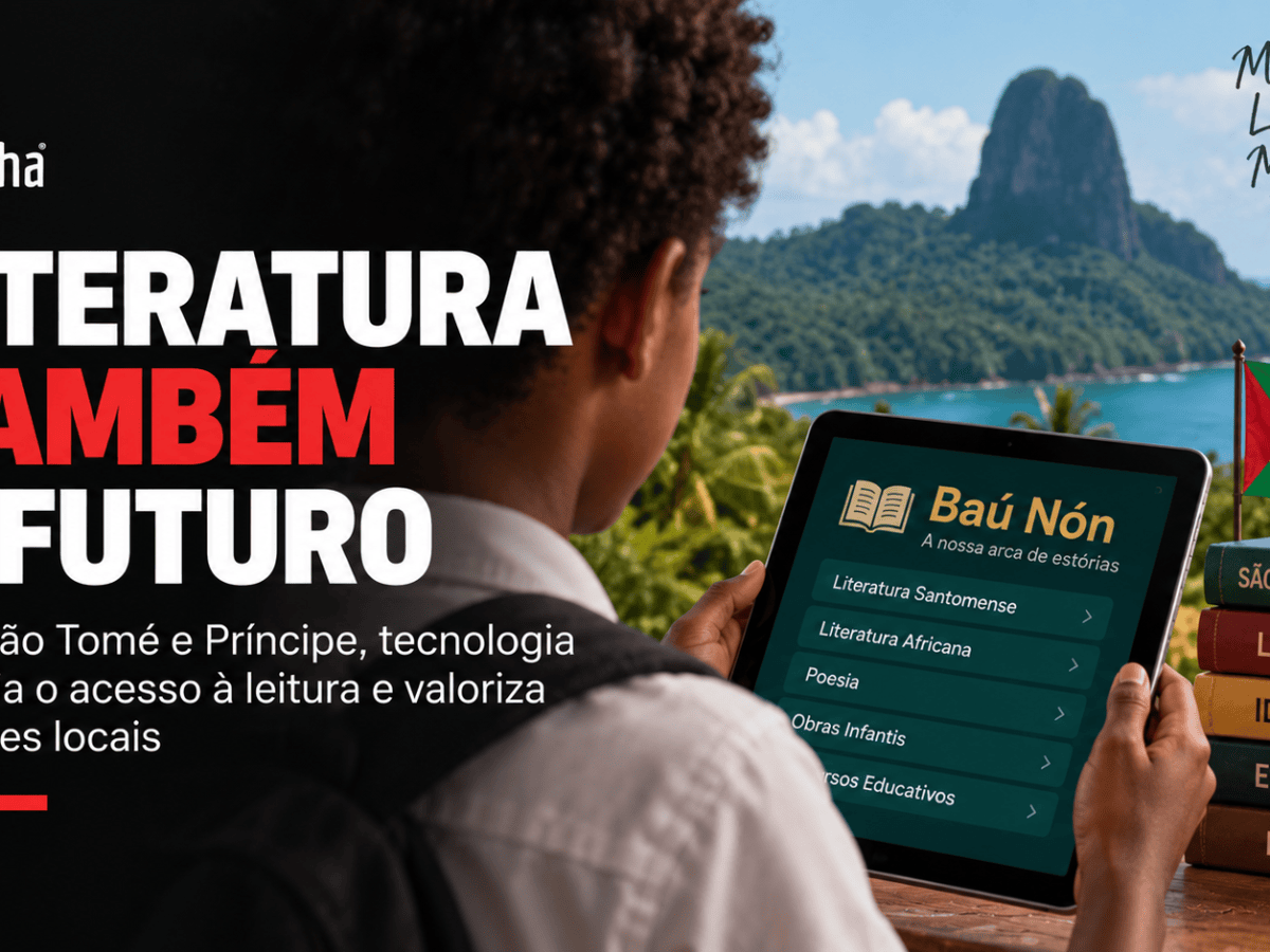 Em São Tomé e Príncipe, tecnologia vira caminho para levar literatura onde o livro ainda não chega