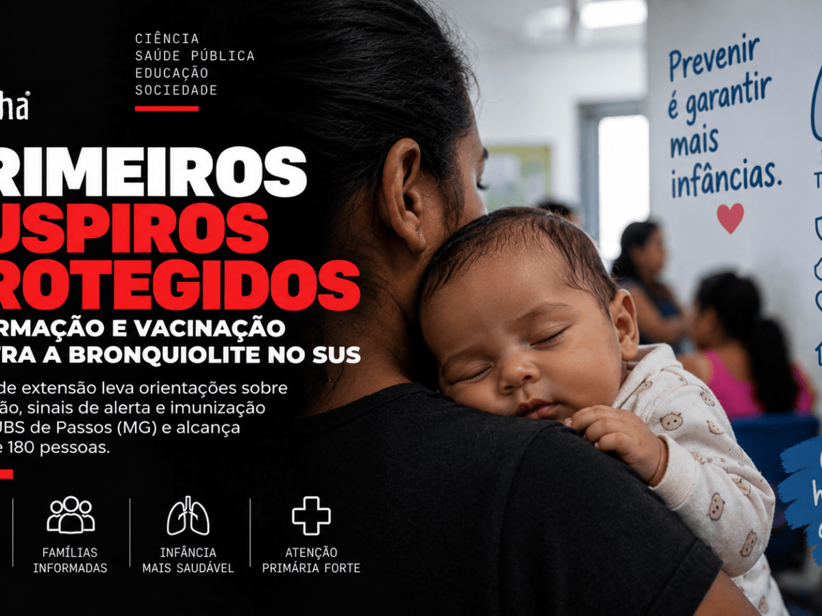 Projeto leva prevenção da bronquiolite a nove UBS e alcança cerca de 180 pessoas em Minas Gerais