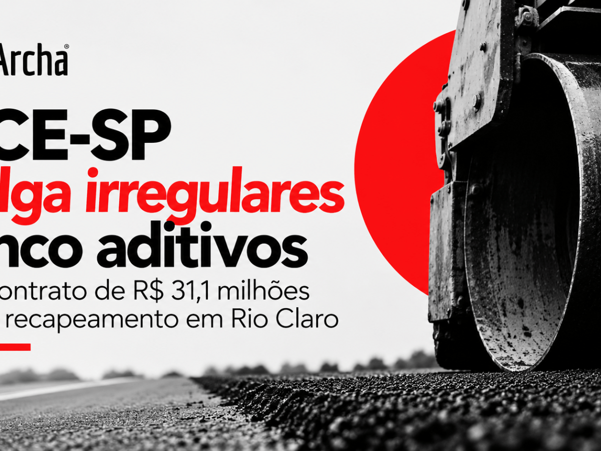 TCE-SP julga irregulares cinco aditivos de contrato de R$ 31,1 milhões para recapeamento em Rio Claro