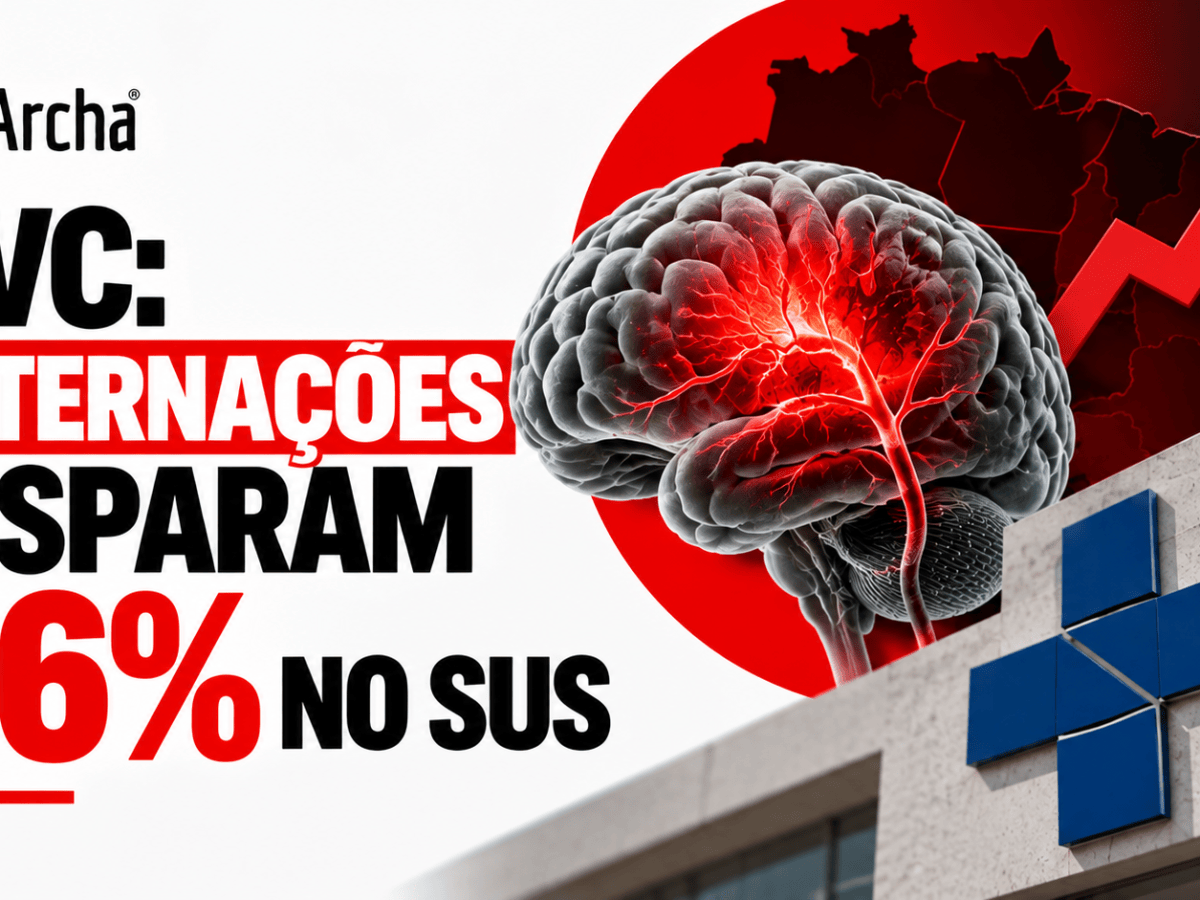 Internações por infarto cerebral aumentam 56% no SUS em dez anos, revela estudo