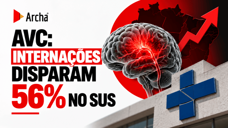 Internações por infarto cerebral aumentam 56% no SUS em dez anos, revela estudo