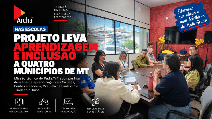 Projeto Aprendizado Digital, Inclusivo e Sustentável acompanha desafios da aprendizagem em quatro municípios de MT